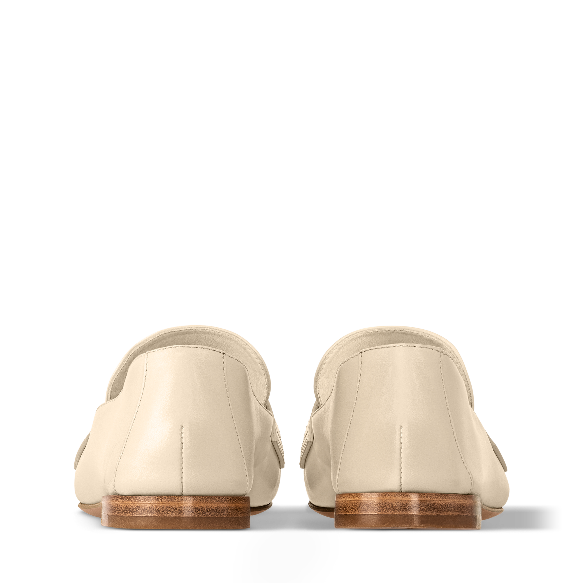 LOUIS VUITTON ホワイト ローファー 37.5 LOUIS VUITTON ルイ・ヴィトン モンテカルロ ドライビング シューズ